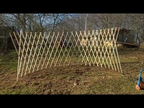 Jurten Wand Scherengitter selber bauen - alle Informationen