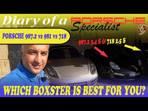 Comparing 3 generations of Porsche Boxster! 987.2 - 981 - 718 Full Review & Why They're All Great!