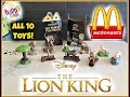 THE LION KING Movie MCDONALDS Happy Meal Toys! July 2019! All 10 Toys!