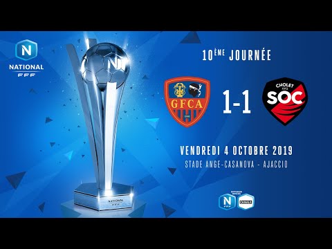 J10 | GFC Ajaccio - SO Cholet (1-1), le résumé | National FFF 2019-2020