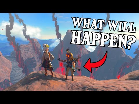 Dropping an NPC into DEATH MOUNTAIN! | Zelda: Tears of the Kingdom
