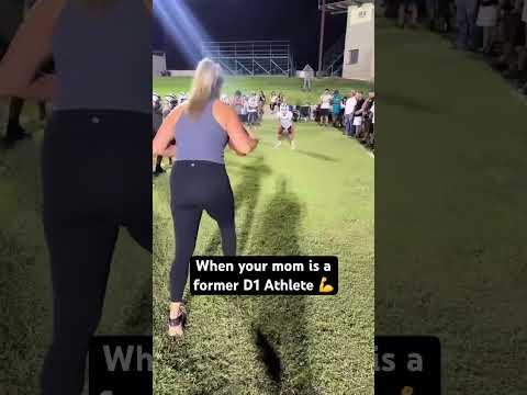 His mom played him at practice 😱🏈 #shorts