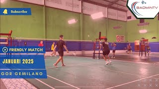 Download lagu BADMINTON | YUNUS / JIMMY x HENDRI / FAUZAN P | GOR GEMILANG mp3