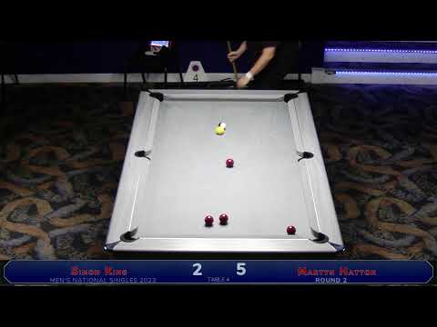 2023 Men’s National Singles  - Simon King vs Martyn Hatton