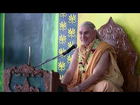 H.H. Bhakti Vidyapurna Swami gave an English S.B. class in Mayapur.