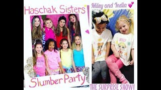 The Haschak sisters - slumber party. (The Surprise Show)