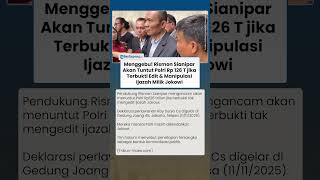 Rismon Akan Tuntut Polri Rp 126 T jika Terbukti Tak Edit Ijazah,  Sebut Polri Dikendalikan Jokowi