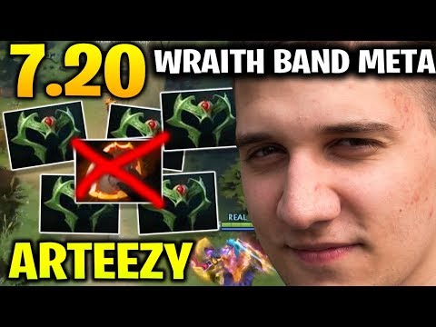 ARTEEZY WRAITH BAND IS BETTER THAN BATTLE FURY FOR ANTI MAGE IN 7.20 DOTA
