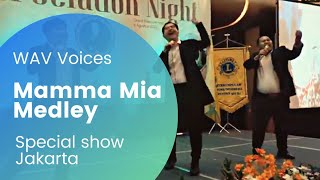 Download lagu Mamma Mia/ABBA Medley - WAV Voices (Willy Aviantara, Benny Sasmita, Taufiq Simanjuntak) mp3