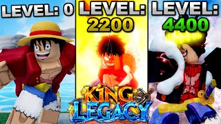 I Spent 24 Hours Grinding As Luffy In Roblox King Legacy... Here