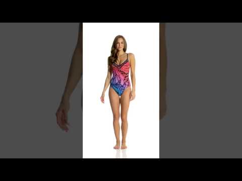 Gottex Monarch V-Neck One Piece Swimsuit | SwimOutlet.com