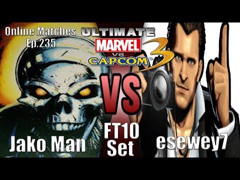 Jako Man VS esewey7 FT10 Set (UMVC3 Online Matches Ep.235)