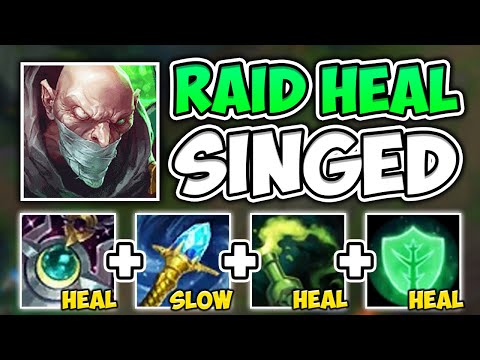 WHY SINGED HAS BECOME A GOD TIER RAID HEALER IN SEASON 11! (MOONSTONE OP) - League of Legends