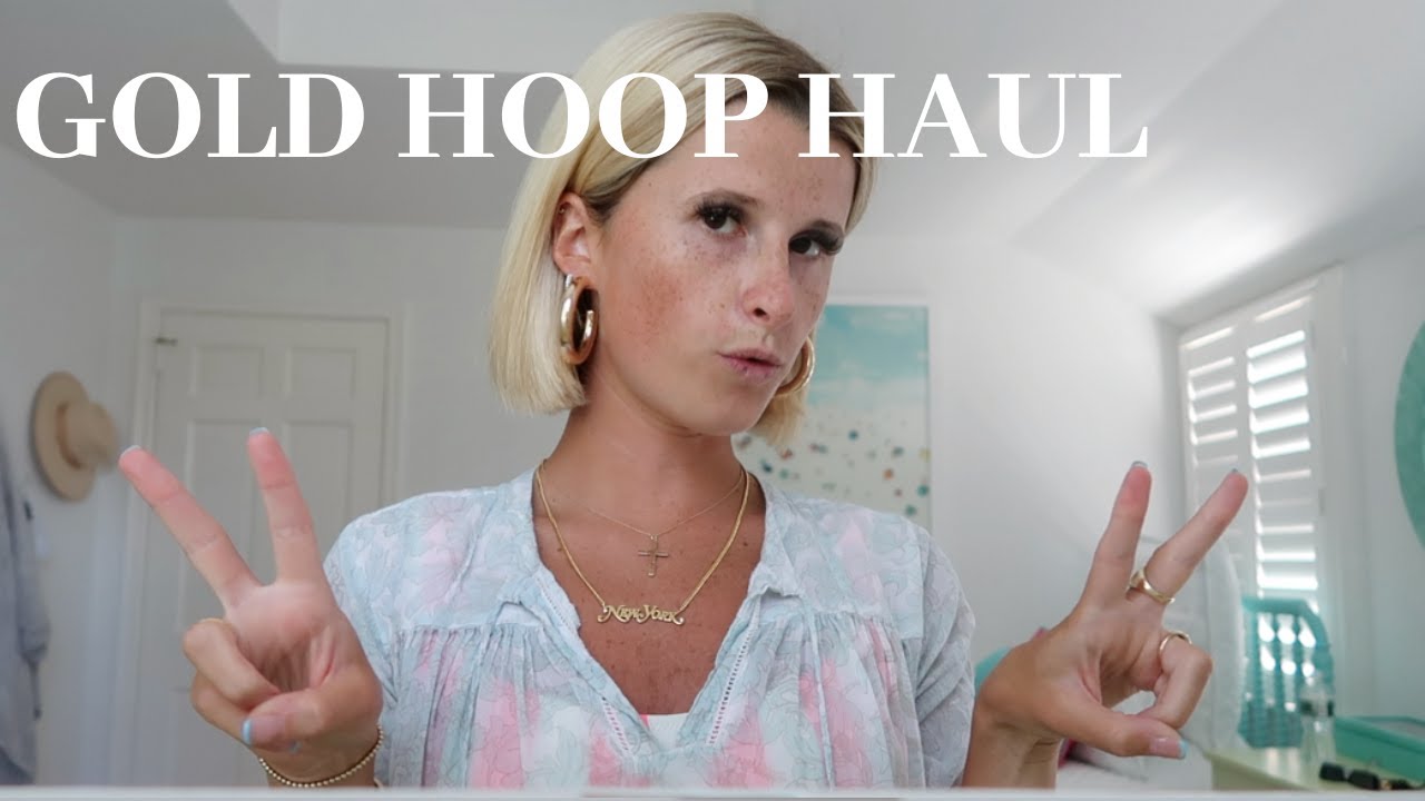 ✨GOLD HOOP HAUL