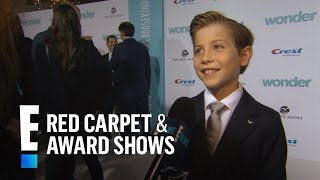 Jacob Tremblay Reveals What He Learned From Julia Roberts | E! Live from the Red Carpet