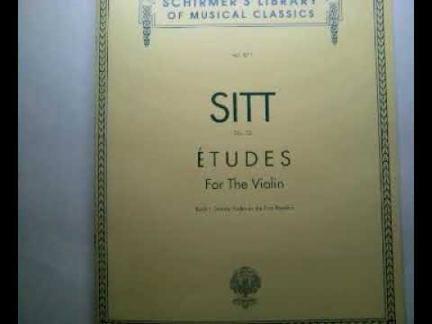 Hans Sitt Violin Etude #6 op. 32