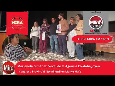 Marianela Giménez: Vocal de la Agencia Córdoba Joven