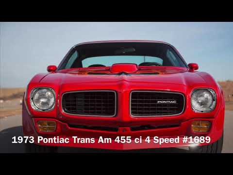 For sale 1973 Pontiac Trans Am 455 four-speed