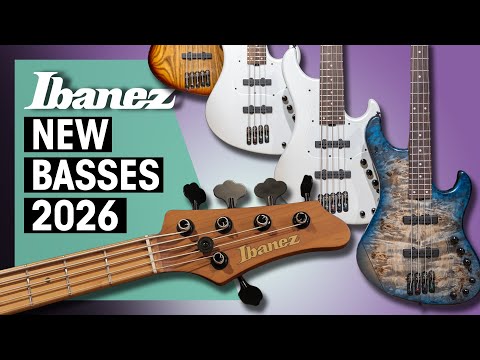 New Ibanez Bass Models for 2026 | MODE, SR & ICEMAN