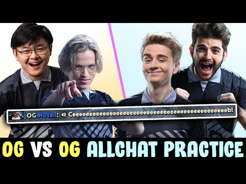OG vs OG — TI10 allchat practice in Ranked