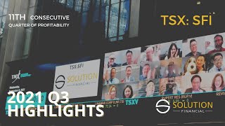 Q3 2021 Financial Highlights | TSX: SFI
