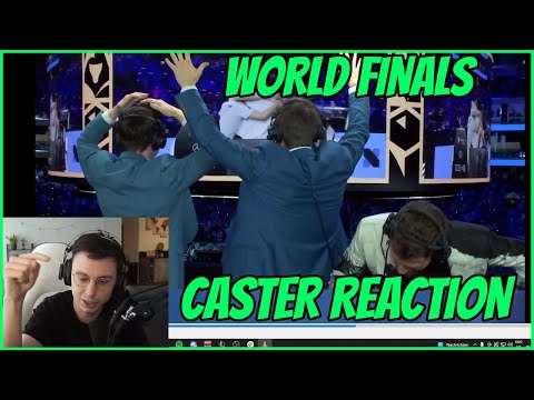 Caedrel Shows Caster Reaction To Ending Of Worlds Finals
