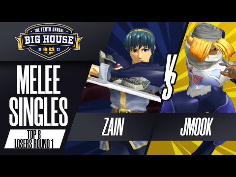 Zain vs Jmook - Melee Singles Top 8: Losers Round 1 - The Big House 10 | Marth vs Sheik