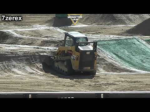 Monster Jam San Diego Track Prep 2-15-2020