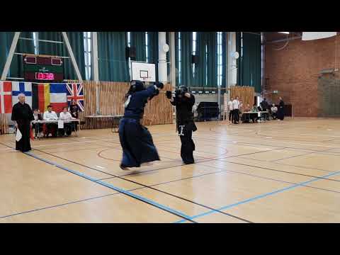 Stockholm Kendo Open 2018, 1-2 dan class, Max Wohlfarth - [FSKA]