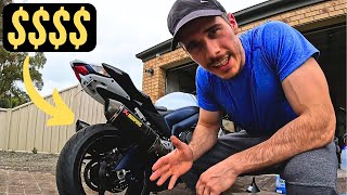 Save Money with D.I.Y Motorcycle Maintenance! Radiator Fluid & Service on a GSX-R1000