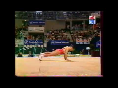 Démonstration aérobic Chloé Maigre - 1995 Championnats de France AA