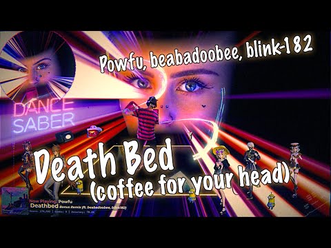 Deathbed ☕️ (Coffee for your head) // Powfu, beabadoobee, blink-182 // in Beatsaber // Mixed Reality