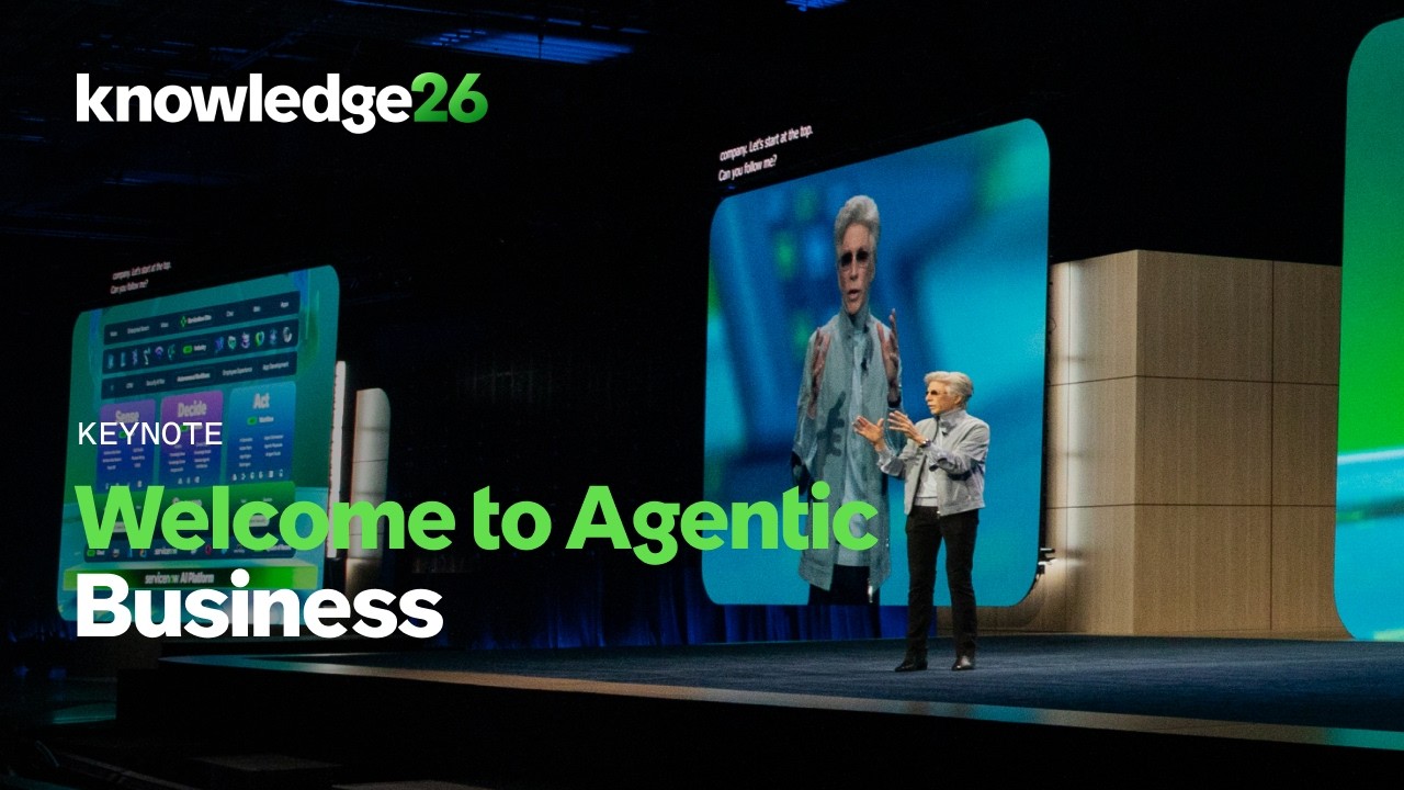 Welcome to Agentic Business — ServiceNow Knowledge 2026 Opening Keynote ...