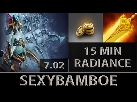 SexyBamboe [Naga Siren] ► 15 min Fast Radiance ► Dota 2 [7.02]