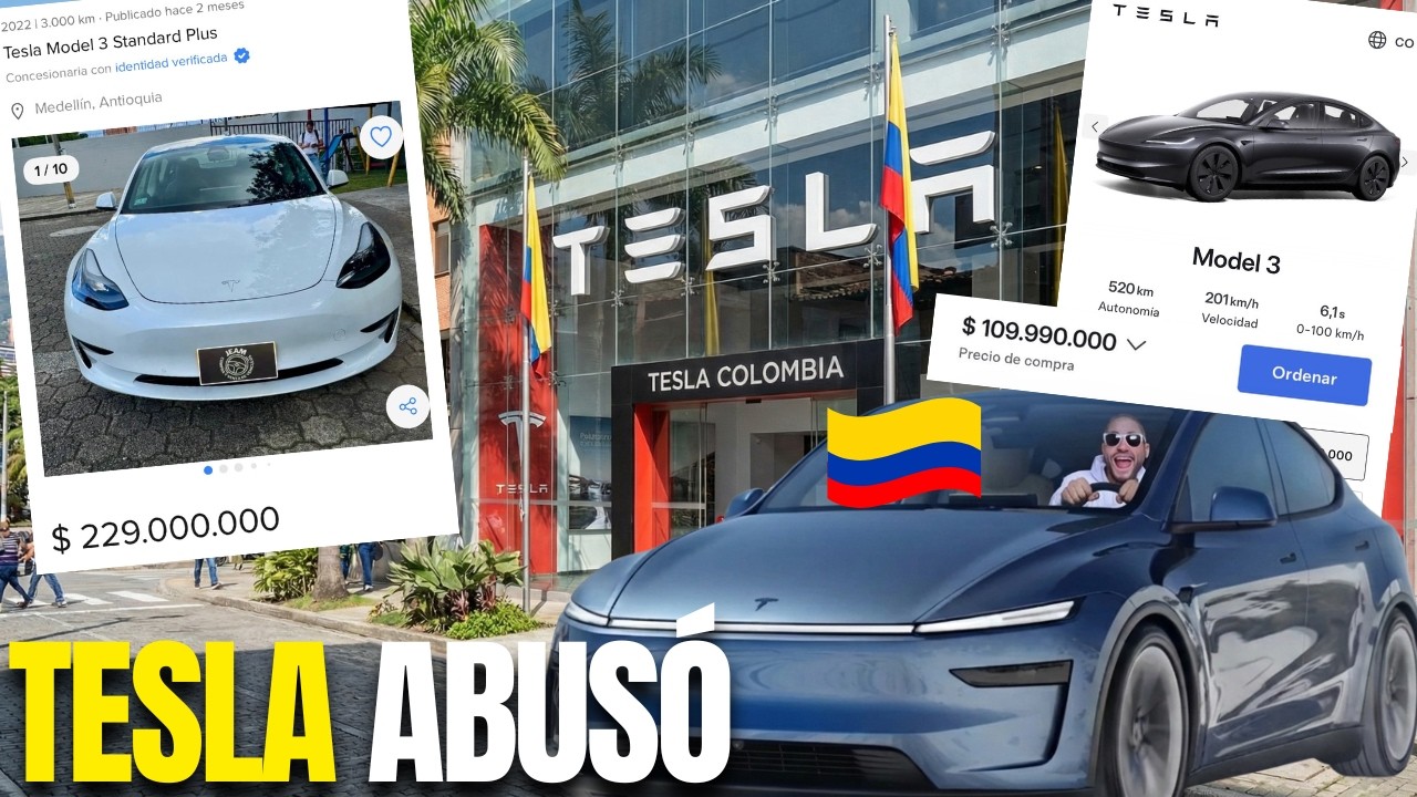 Tesla Llega A Colombia - Y Destruye el Mercado!
