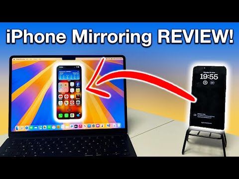 HANDS ON REVIEW! MacOS Sequoia iPhone Mirroring iOS 18 BETA 2