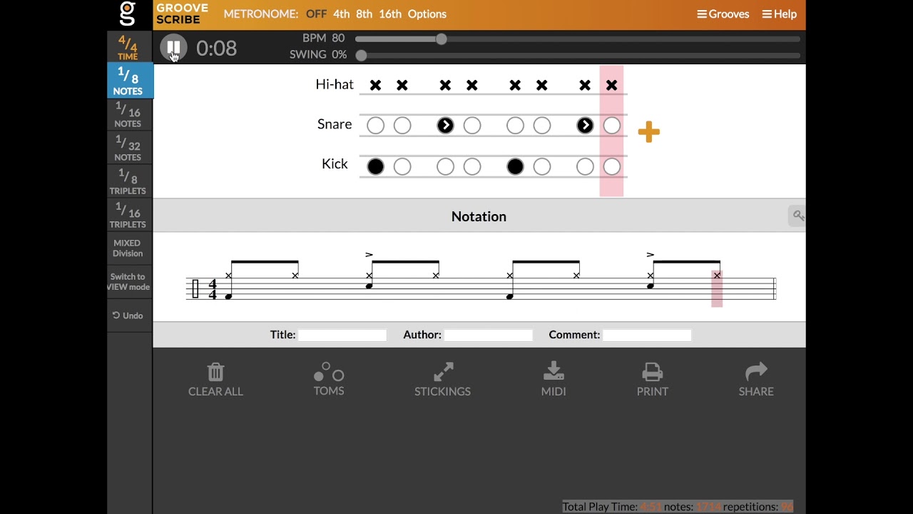 How to Read Drum Notation Part 2