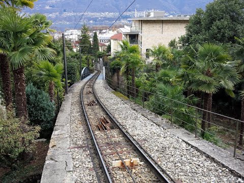 Funicolare Locarno Madonna del Sasso Talfahrt 2021 - standseilbahn funicolare funicular Switzerland