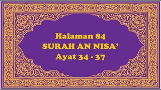 Download lagu #084 SURAH AN NISA AYAT 34 - 37 mp3