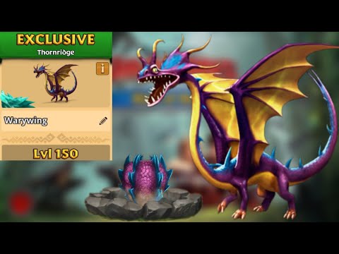 Warywing Max Level 150 Titan Mode - New Exclusive Thornridge - Dragons:Rise of Berk