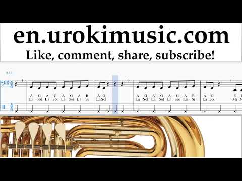 Tuba lessons Lele Pons - Celoso Sheet Music Tutorial um-i352