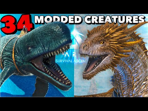34 Best Modded Creatures In Ark Ascended!