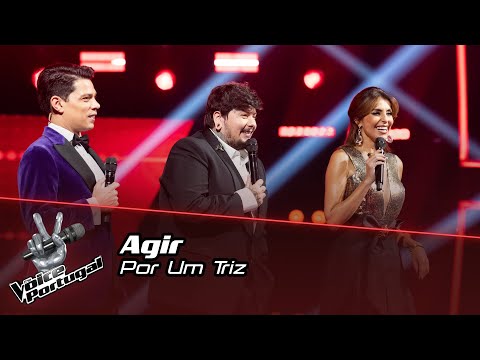 A Prova Cega de Agir - "Por Um Triz" | The Voice Portugal