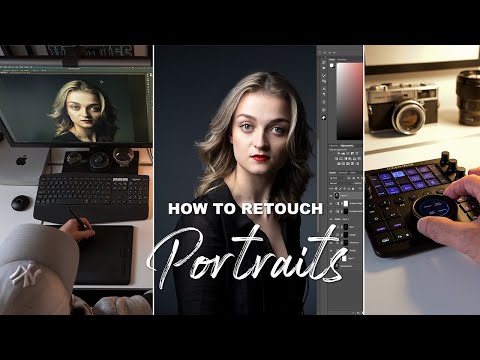 How to RETOUCH PORTRAITS from START to FINISH! (My Editing Workflow)