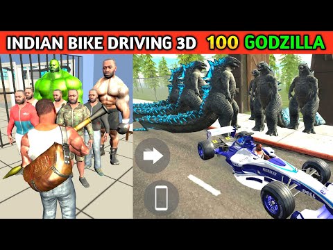 100 GODZILLA KILL | Funny Gameplay Indian Bikes Driving 3d 🤣🤣