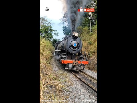 🇧🇷  O trem está partindo / The train is leaving - São Bento do Sul/SC - 2024 -(Brasil) #steamtrain