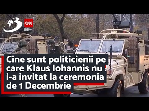 Cine sunt politicienii pe care Klaus Iohannis nu i-a invitat la ceremonia de 1 Decembrie