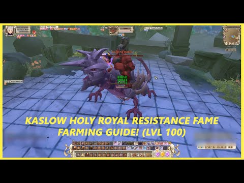 Grand Fantasia How to Farm Kaslow Holy Royal Resistance Fame (Lvl100)