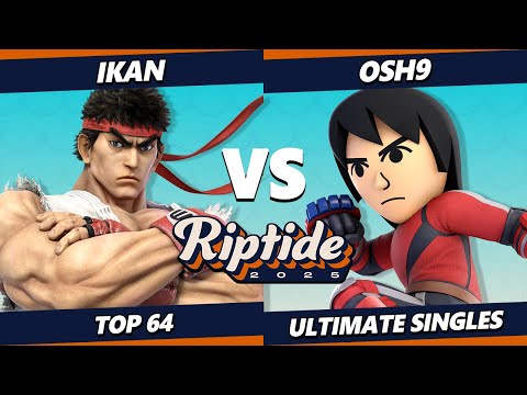 Riptide 2025 - Ikan (Ryu) Vs. Osh9 (Mii Brawler) Smash Ultimate - SSBU