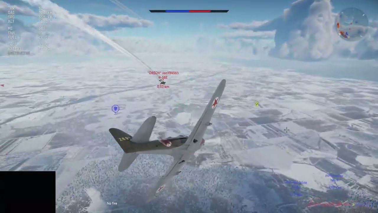1vs11 P-63 KingCobra 5 Kills ACE #warthunder